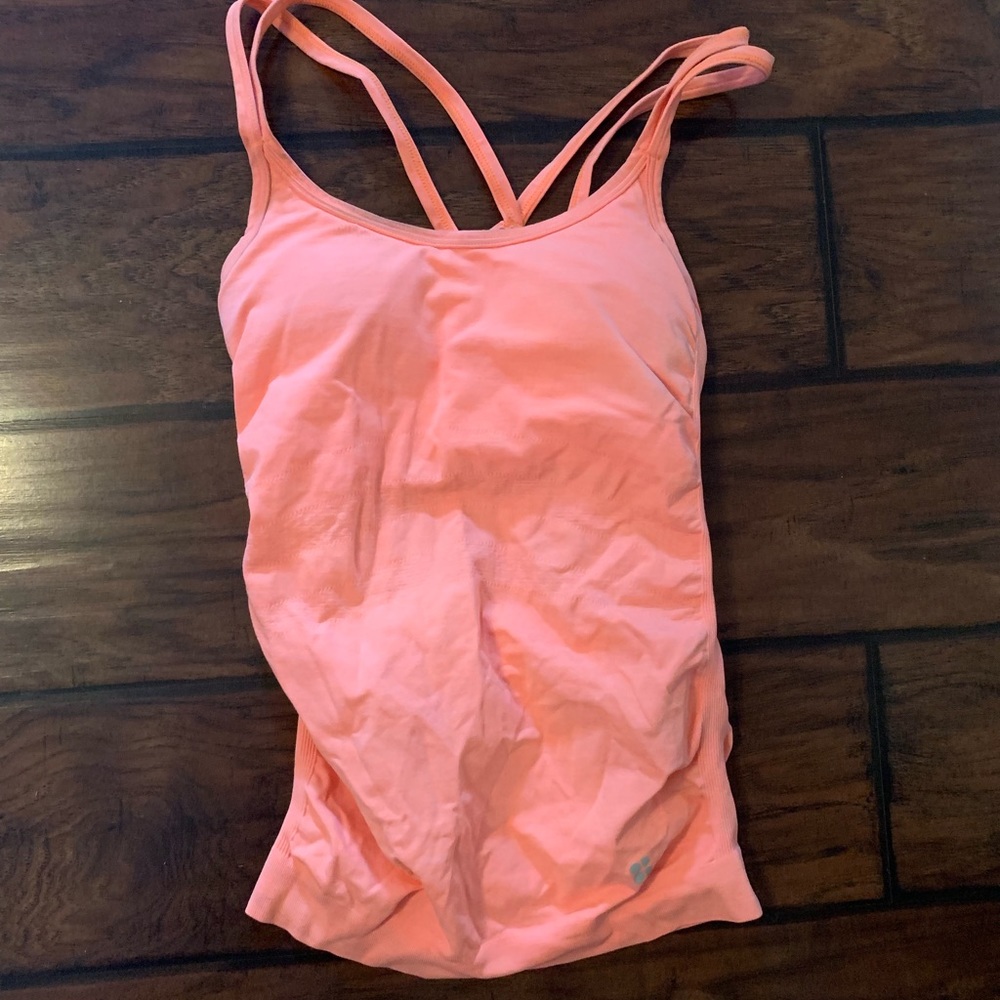 Sweaty Betty peach tank size small